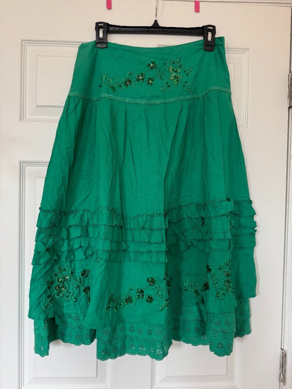 Vintage Y2K Bebe Sport Green Skirt Size M